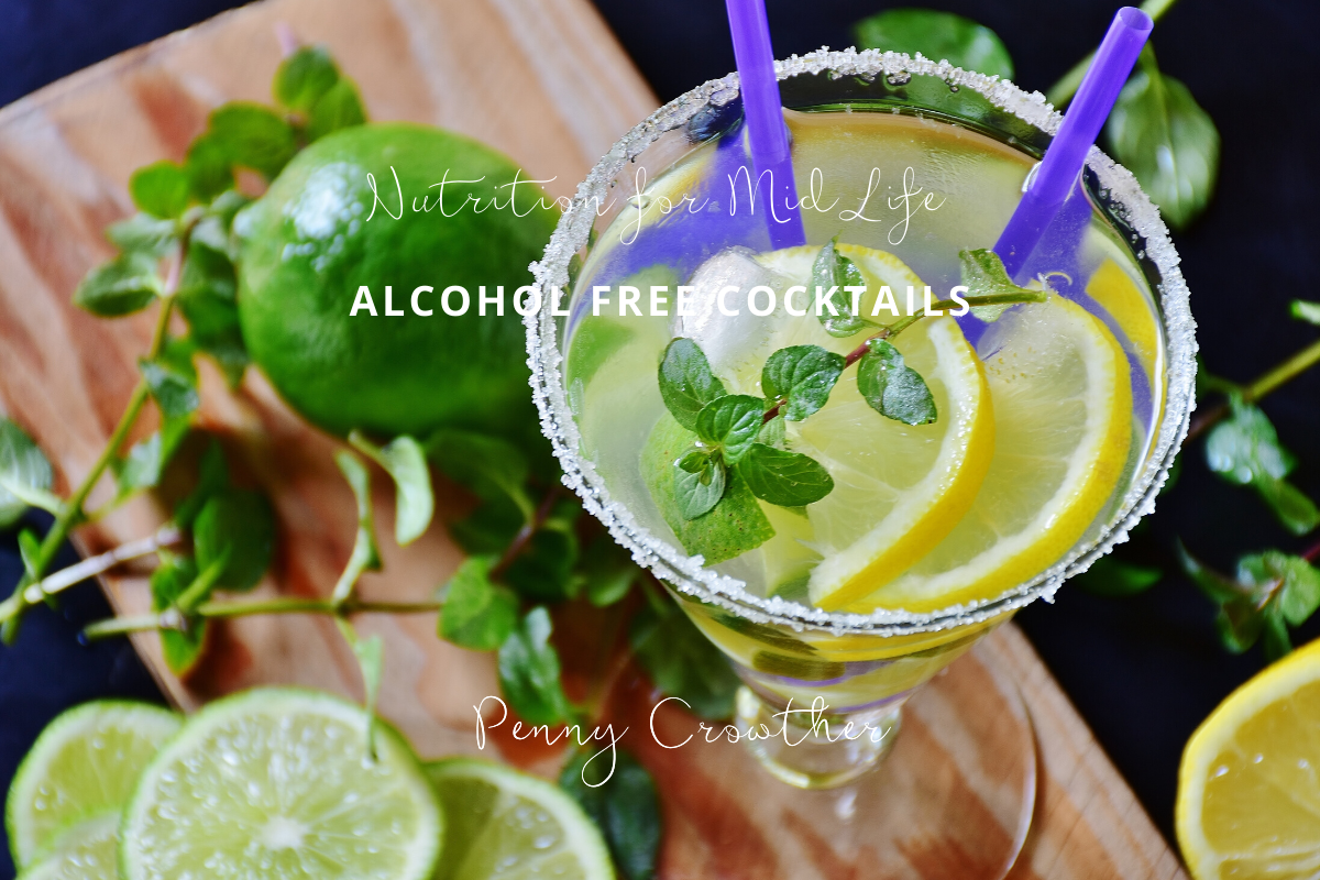 Alcohol free cocktails Penny Cr owther Nutritionist London